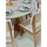 Sala de Jantar Moderna Vidro 6 Cadeiras Rubi Turim Lj Móveis - 2