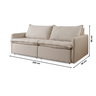 Sofá Cama Retrátil 220 Cm Califórnia - 12