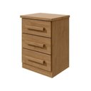 Ver imagem 4 de Kit 2 Mesas de Cabeceira 3 Gavetas Baião Plus Amêndoa Clean