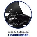 Ver imagem 2 de Ventilador de Teto Rico 150w e 180w Preto Pás Pretas Ventex