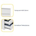 Ver imagem 5 de Kit 2 Cômodas 5 Gavetas Espresso Móveis