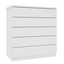 Ver imagem 3 de Kit 2 Cômodas 5 Gavetas Espresso Móveis