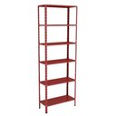 Ver imagem 1 de Estante Aço 6 Prateleiras Eaf013 Vermelho