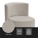 Ver imagem 6 de Kit 2 Poltronas Verona Orgânica Retro Bege