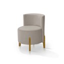 Ver imagem 2 de Kit 2 Poltronas Verona Orgânica Retro Bege