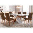 Ver imagem 1 de Mesa Cozinha Imperatriz 180 + 6 Cad Londrina Capuccin Rufato