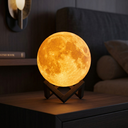 Ver imagem 2 de Luminária Lua 3D 10 cm sem Fio LED Abajur Luz Noturna Quarto