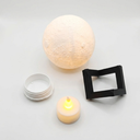 Ver imagem 6 de Luminária Lua 3D 10 cm sem Fio LED Abajur Luz Noturna Quarto