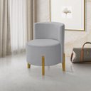 Ver imagem 1 de Kit 2 Poltronas Verona Orgânica Retro Cinza Claro