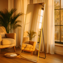 Ver imagem 3 de Espelho Grande Retangular Corpo Inteiro 150 X 60 Cm com Suporte de Chão