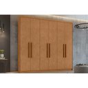 Ver imagem 1 de Guarda Roupa 6 Portas 5 Gavs Áries Lopas Amêndoa