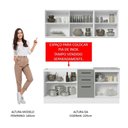 Ver imagem 7 de Cozinha Completa 180001 Com Armário E Balcão Branco/Cinza