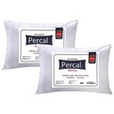 Ver imagem 1 de Travesseiro Fibras Siliconadas Plus Percal 200 Fios Kit C/ 2 Un 70x50x15 - Ortobom