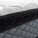 Ver imagem 5 de Conjunto Box Baú Super King Chicago Preto 193x203x64 Espuma D33