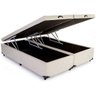 Cama Box Baú King Size Bipartido Sintético Bege com Pistões a Gás - 2