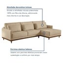 Ver imagem 7 de Sofá Living 260cm Chaise Lado Direito Artheus Linho