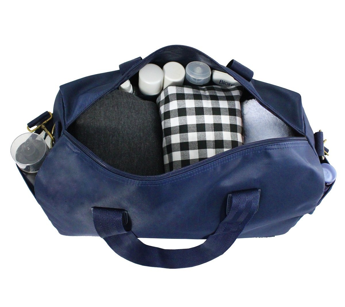 Bolsa P/ Viagem Academia Masculina Fitness Jacki Design Ahl17206 Bolsa For Men Azul C/ Marrom - 2