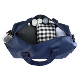 Bolsa P/ Viagem Academia Masculina Fitness Jacki Design Ahl17206 Bolsa For Men Azul C/ Marrom - 2