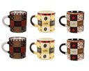 Ver imagem 1 de Jogo Mini Caneca Cerâmica Pilão 110ml 6 Unidades - Yazi