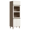 Ver imagem 1 de Paneleiro Torre Quente Duplo Maly N03 Carvalho/off White - Mpozenato