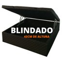 Ver imagem 2 de Cama Baú Casal Blindado Reforçado - 43cm de altura