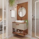 Ver imagem 2 de Kit com 2 Gabinetes Suspensos com Cuba 60cm Mari Espresso Móveis