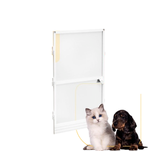Mosquiteira para Porta 120x2,10 Branca com Tela Resistente À Pets