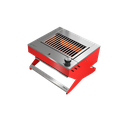 Ver imagem 1 de Churrasqueira a Gas Dxx200 Dinoxx Grelha Uruguaia - Gás Gn - Vermelha