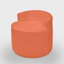 Ver imagem 5 de Kit 1 Poltrona com Sofá Curvo 2 Lugares Feijão Forma Orgânica Bouclé