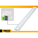 Ver imagem 2 de Kit 6 Luminária Tubular Led Slim 1,2mt Branco Frio 120cm 40w
