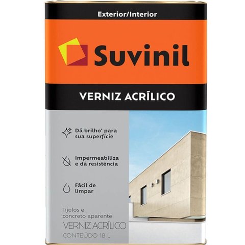 Verniz Acrílico 18 Litros - 672440 - Suvinil Verniz Acrilico 18l