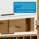 Ver imagem 6 de Cozinha Compacta Modulada 100% MDF 4 Peças 5 Portas e Vidro Reflecta 200cm Vicenza Espresso Móveis Branco/Amêndoa