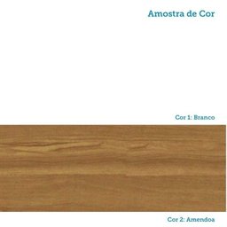 Cozinha Compacta 4 Peças com 5 Portas e Vidro Reflecta 200cm 100% Mdf Vicenza Espresso Móveis - 12