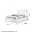 Ver imagem 3 de Cama Casal Moderna Imperial Cinamomo e Off White