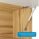 Ver imagem 7 de Cozinha Compacta Modulada 100% MDF 4 Peças 5 Portas e Vidro Reflecta 200cm Vicenza Espresso Móveis Bege/Amêndoa/Off White