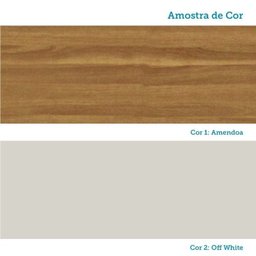 Cozinha Compacta 4 Peças com 5 Portas e Vidro Reflecta 200cm 100% Mdf Vicenza Espresso Móveis - 12