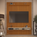 Ver imagem 1 de Painel Ripado para Tv até 75 Polegadas Intense com Nicho 184cm