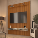 Ver imagem 3 de Painel Ripado para Tv até 75 Polegadas Intense com Nicho 184cm