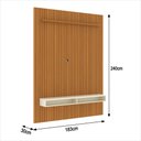 Ver imagem 2 de Painel Ripado para Tv até 75 Polegadas Intense com Nicho 184cm