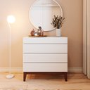 Ver imagem 1 de Cômoda 4 Gavetas em Madeira e Mdf Fresh