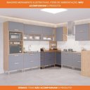 Ver imagem 5 de Balcão de Cozinha 100%mdf 80 Cm 1 Porta Basculante com 1 Gavetas Bella Mgm Móveis Freijó/titanium