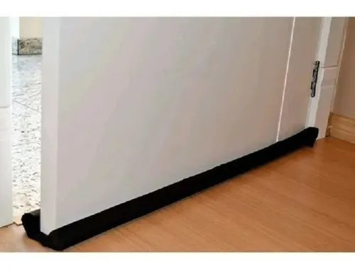 Veda Porta Rolinho Comfort Door Protetor Impermeável 80cm Preto - 3