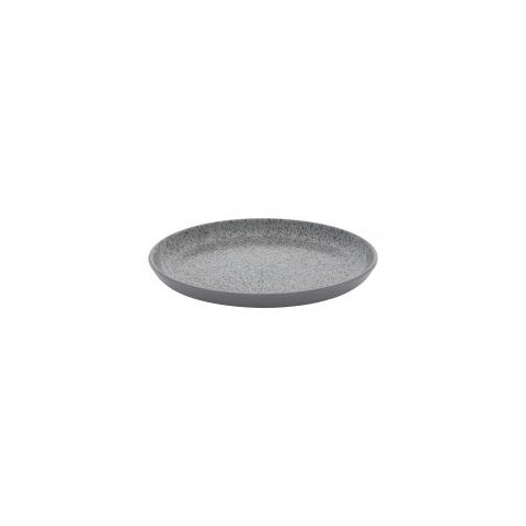 Prato Sobremesa 20 Cm Cerâmica Flat Gray Oxford