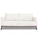 Ver imagem 5 de Sofá Zeki 3 Lugares 200 cm Linho Boucle Branco Off White