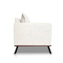 Ver imagem 7 de Sofá Zeki 3 Lugares 220 cm Linho Boucle Branco Off White