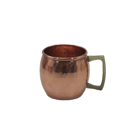 Caneca Bojuda Moscow Mule Drinks Cobre Alça em Bronze 450ml