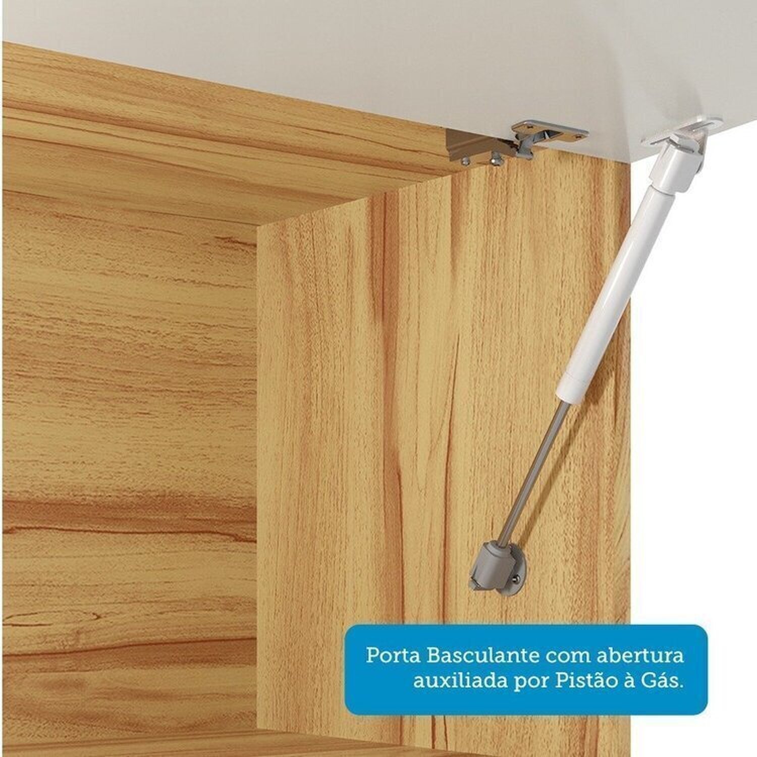 Cozinha Compacta 4 Peças com 5 Portas e Vidro Reflecta 200cm 100% MDF Vicenza Espresso Móveis - 7
