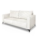 Ver imagem 5 de Sofá Eliot 2 Lugares 160 cm Linho Boucle Branco Off White