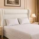 Ver imagem 1 de Cabeceira para Cama Box Queen 178cm Bono Lisa Facto Off White - Sallar Home