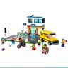 Brinquedo LEGO City Expansível de Montar Infantil Criança Dia Letivo Escolar 7 Bonequinhos +6 - 8